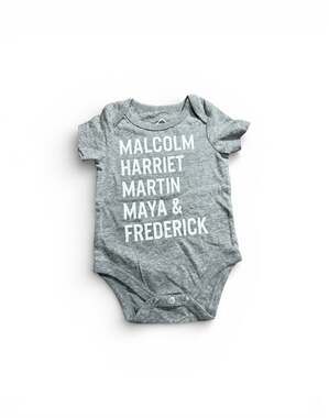 Malcolm Harriet Martin Maya Frederick Black Leaders Bodysuit